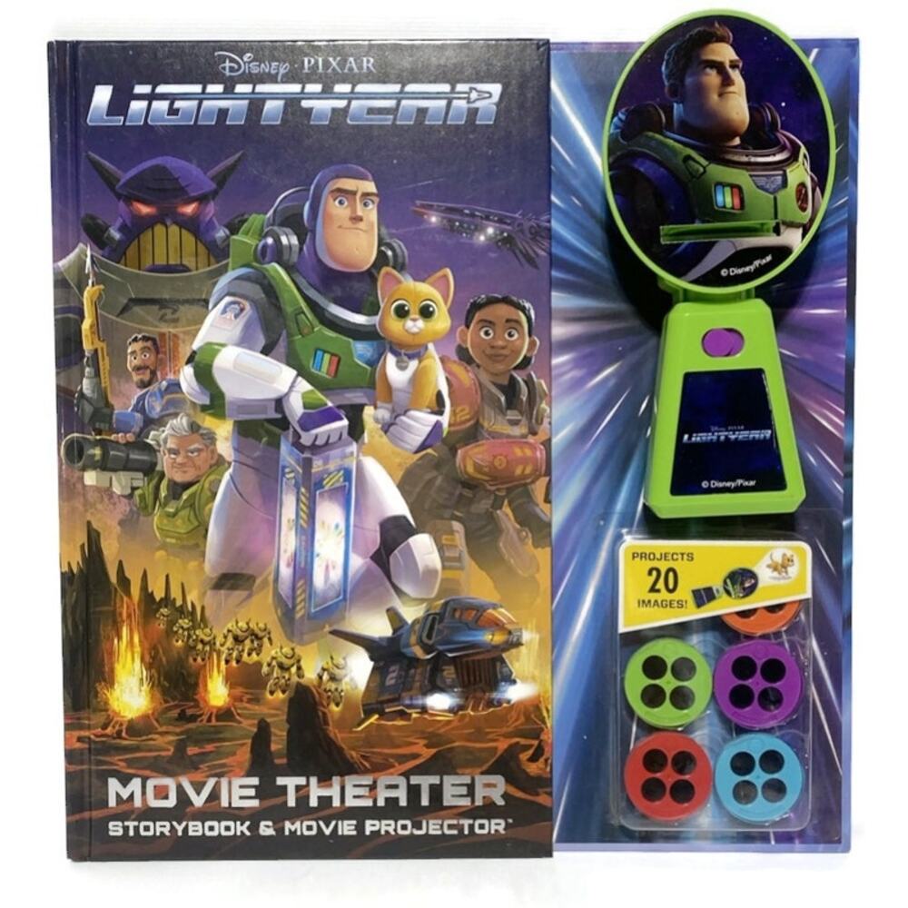 Disney Pixar Lightyear Movie Projector and Storybook NEW